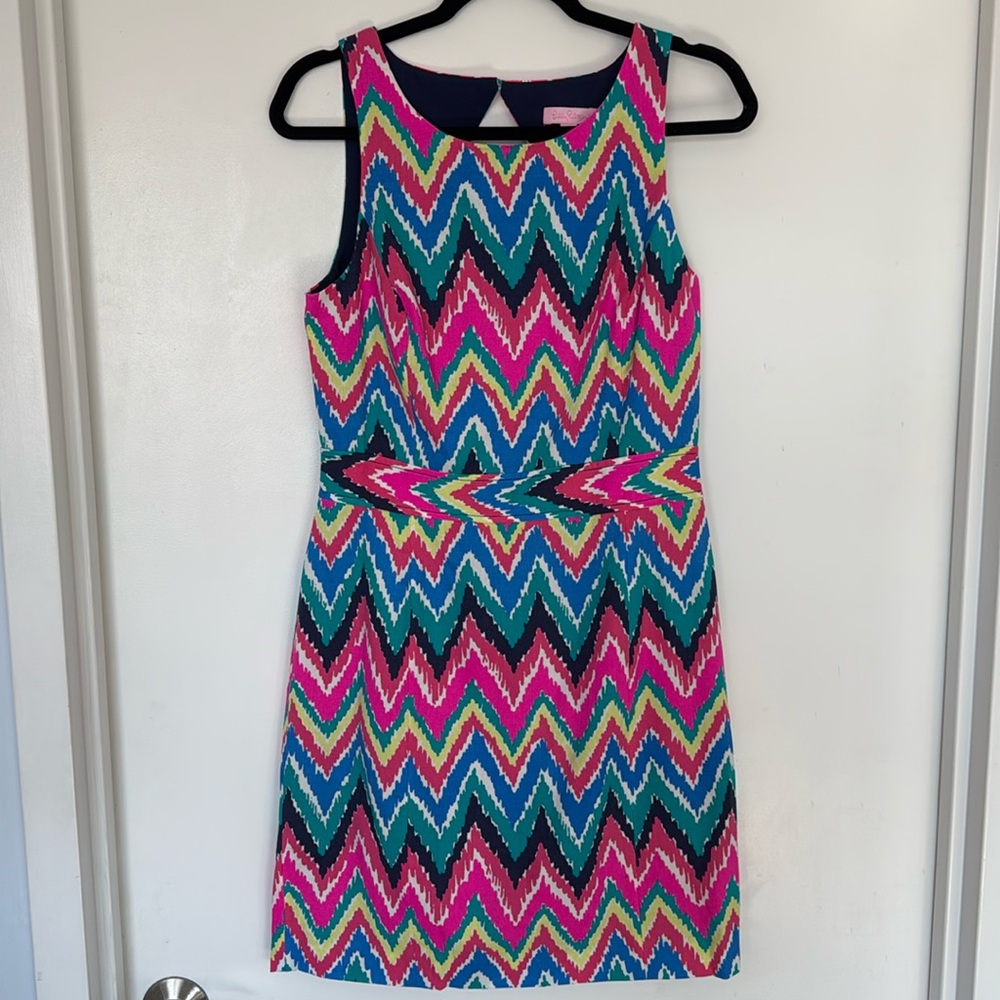 Lilly Pulitzer multicolor sheath dress, size 6